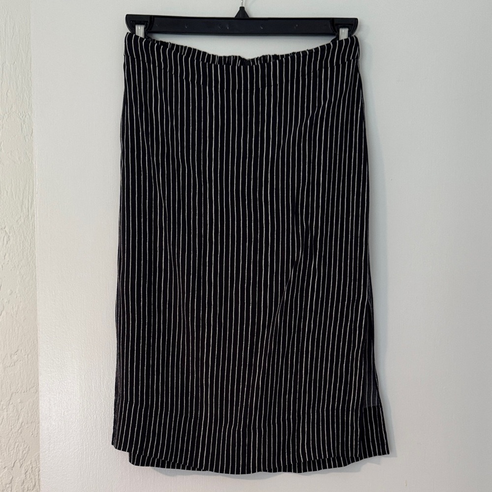 Madewell Black and White Pencil Skirt